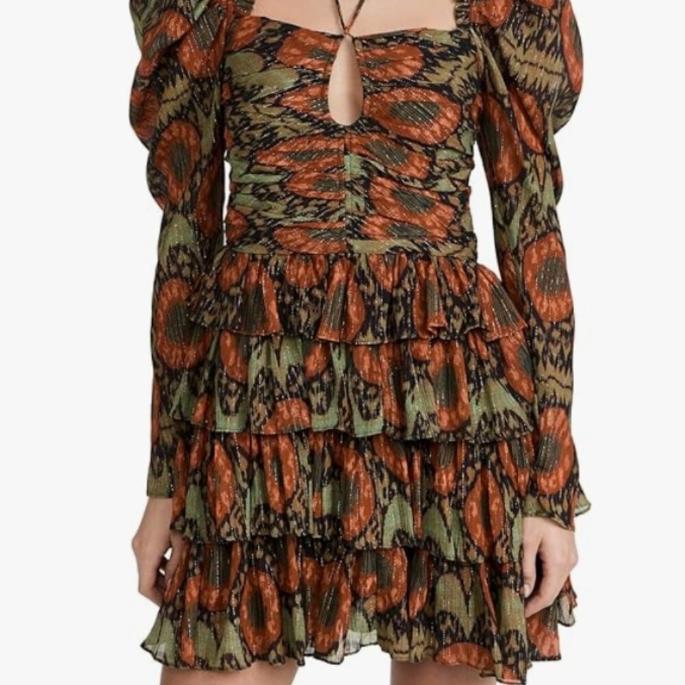 NWOT ULLA JOHNSON Naiya Mini Dress in Nocturne XXS $595